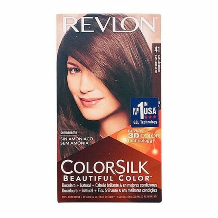 Teinture sans ammoniaque Revlon 5417 Nº 41-Castano Medio (1 Unité)