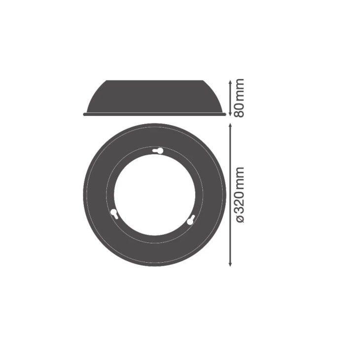 LEDVANCE LVE-4058075715240 Accessoire Réflecteur LED pour High Bay 133W 80º 1