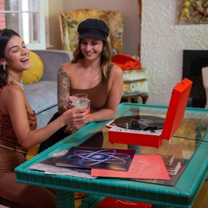 Tourne-disques Victrola Re-Spin Rouge 3 Tourne-disques Victrola Re-Spin Rouge 3