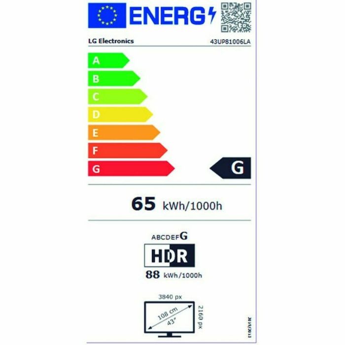 TV intelligente LG 43UP81006LR 43" 4K Ultra HD LED HDR 1