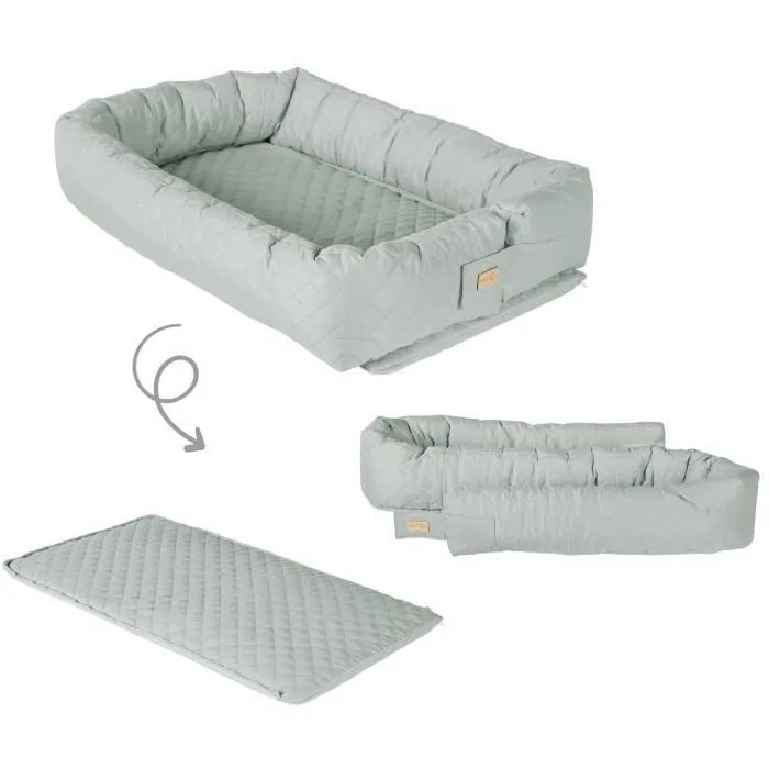 Roba Nid d'ange 3 en 1 pour bébé, couffin de voyage, tour de lit ou matelas à langer, ROB4005317329253, Vert émeraude 3