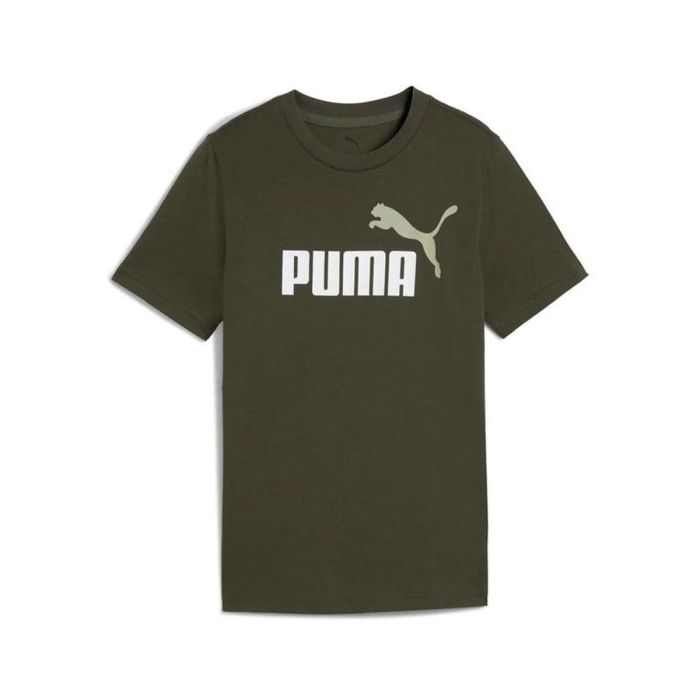T shirt à manches courtes Enfant Puma Essentials 2 Color No.1 Log Olive M 0 T shirt à manches courtes Enfant Puma Essentials 2 Color No.1 Log Olive M 0