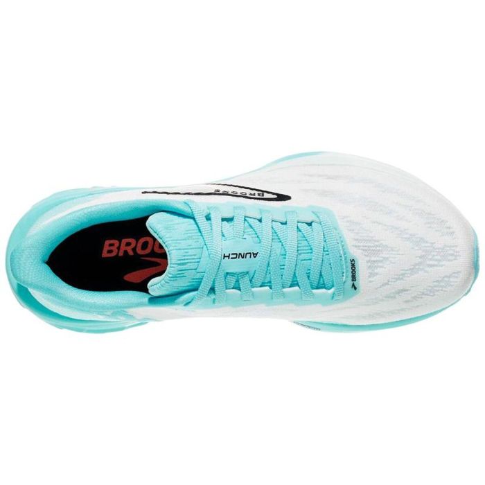 Chaussures de Running pour Adultes Brooks Launch 11 Blanc Bleu clair 39 1 Chaussures de Running pour Adultes Brooks Launch 11 Blanc Bleu clair 39 1