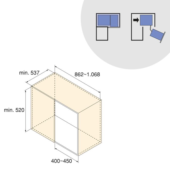 Emuca Accessoire extractible Harmony pour meuble de cuisine, Droite, Acier et Bois, Gris anthracite 9
