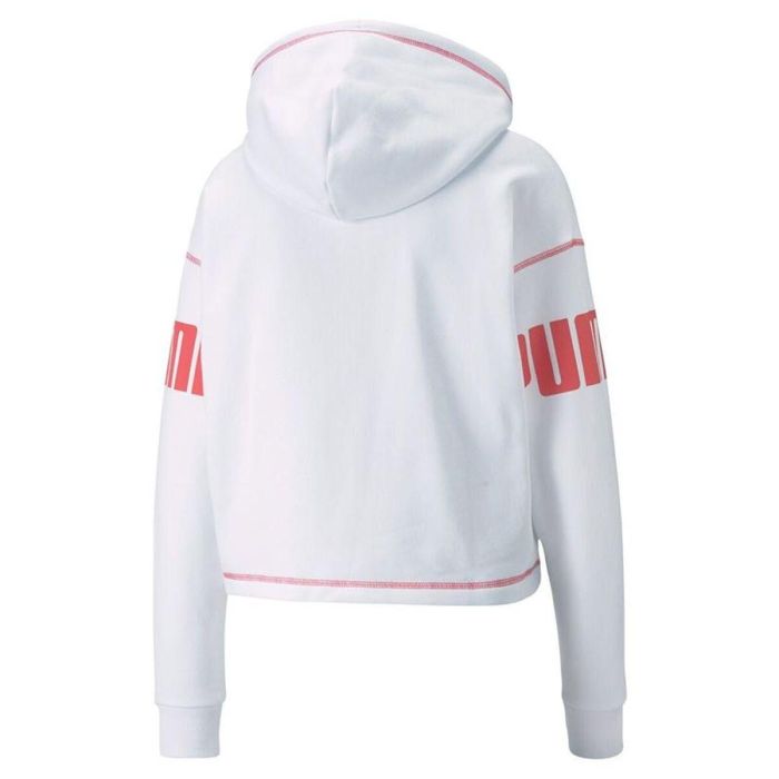 Sweat à capuche femme Puma Puma Power Hoodie Fl W Blanc 1 Sweat à capuche femme Puma Puma Power Hoodie Fl W Blanc 1