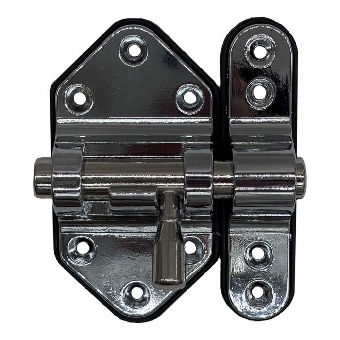 Loquet de porte EDM 85526 Argenté 30 mm Renforcé