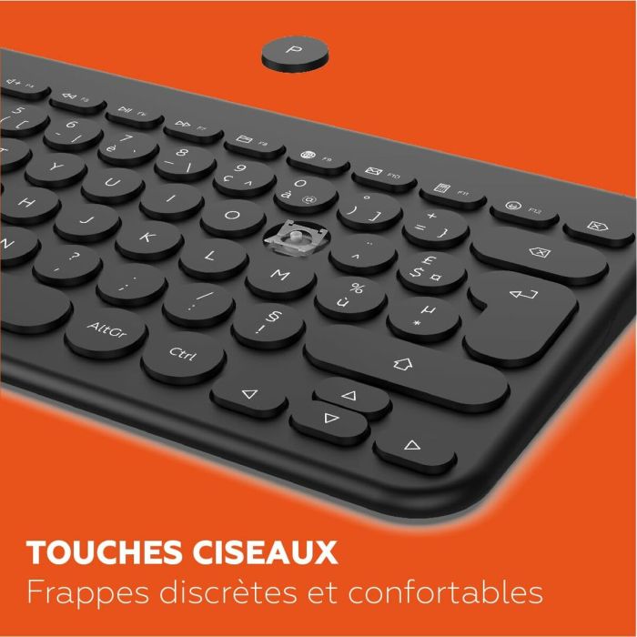 clavier et souris Mobility Lab CP420W Mini Noir AZERTY 10 clavier et souris Mobility Lab CP420W Mini Noir AZERTY 10