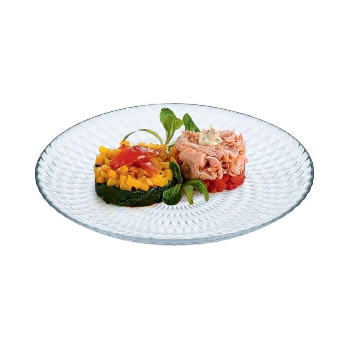 Plato Postre Vidrio Pampille Clear Luminarc 19 cm 1