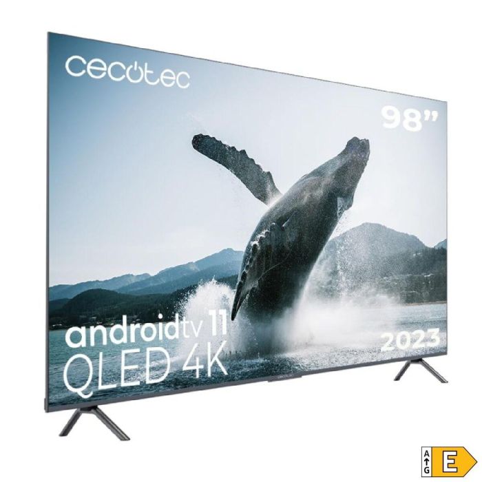 TV intelligente Cecotec v3+ series vqu30098+s 98" 4K Ultra HD QLED