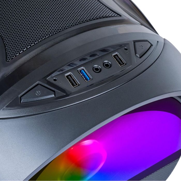 Boîtier ATX semi-tour Mars Gaming MCCYLON Noir 4