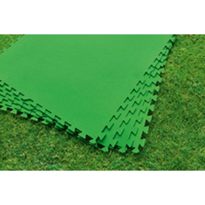 Bestway Sol de Piscine en Mousse Vert 9 Pièces 78x78 cm Jardin 58636 2