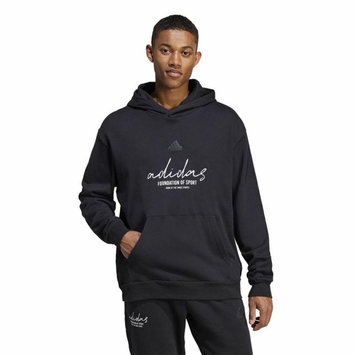 Sweat à capuche homme Adidas Brand Love French Terry Noir 3 Sweat à capuche homme Adidas Brand Love French Terry Noir 3