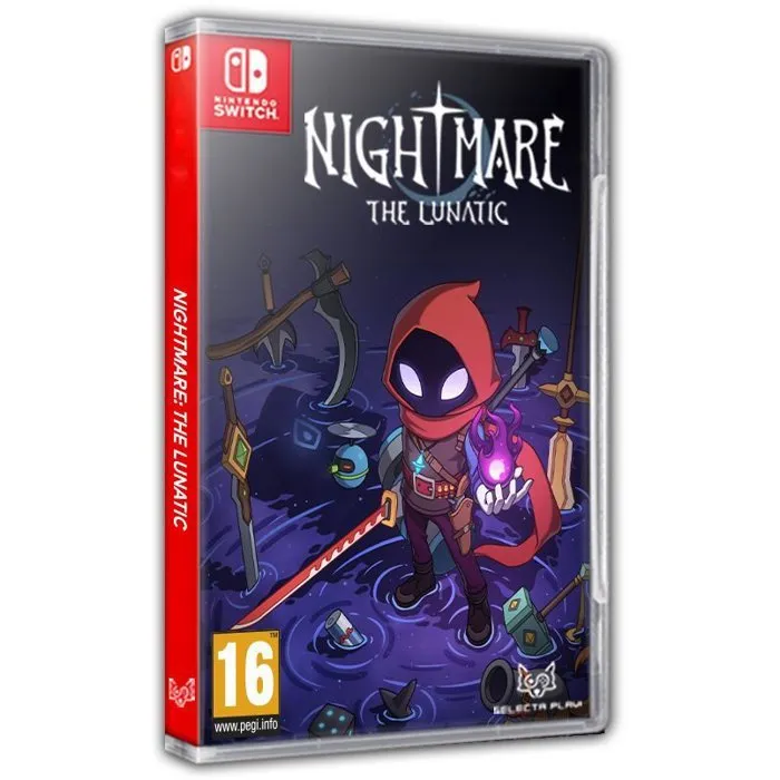 Just For Games Nightmare The Lunatic - Jeu de plateforme rogue-lite action pour Nintendo Switch Just For Games Nightmare The Lunatic - Jeu de plateforme rogue-lite action pour Nintendo Switch