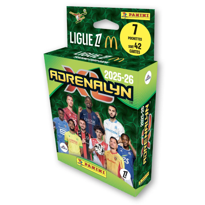 Panini TCG Adrenalyn Ligue 1 McDonald's 2025/26 - Blister 7 paquets, 42 cartes - PAN8051708027853 0