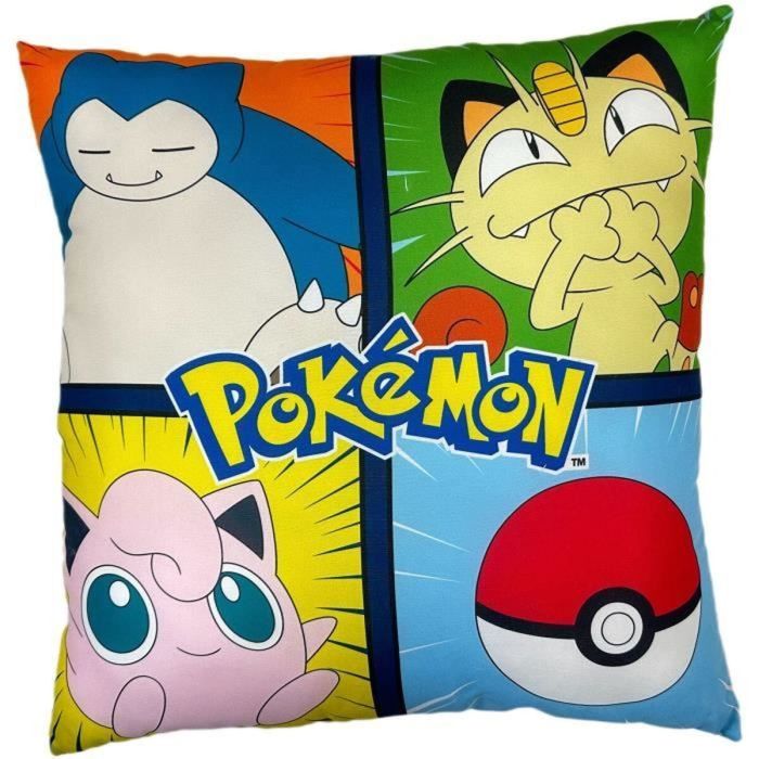 Coussin Pokémon 41 x 3 x 39 cm Multicouleur Polyester Enfant 4