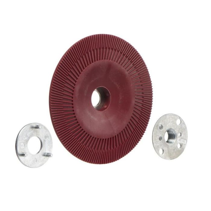 Plato D/Fibra 125Mm 3M M-14 Rojo Estriado 3M 1