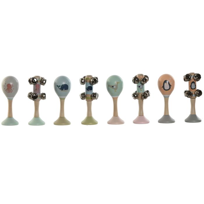 Jouet musical Home ESPRIT Bois 11,5 x 2 x 15,5 cm Maracas (4 Unités) 0 Jouet musical Home ESPRIT Bois 11,5 x 2 x 15,5 cm Maracas (4 Unités) 0