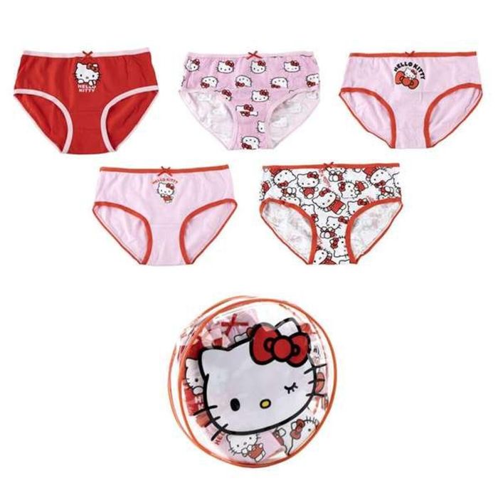 Pack de culottes pour fille Hello Kitty Multicouleur Pack de culottes pour fille Hello Kitty Multicouleur