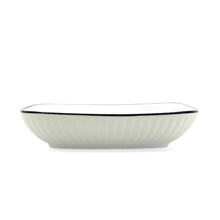 Bandeja Porcelana Gastro Black Quid 19,5x3,6 cm 0 Bandeja Porcelana Gastro Black Quid 19,5x3,6 cm 0