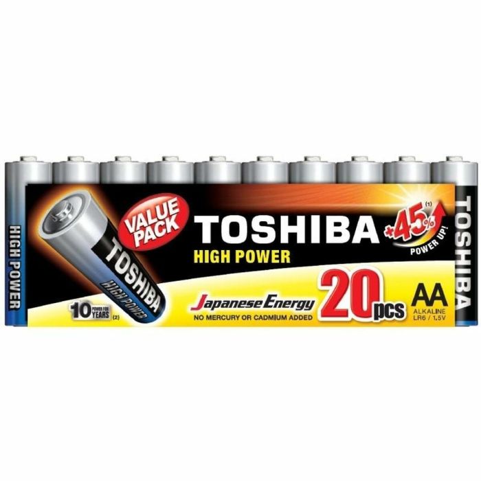 Batterie rechargeable Toshiba R6ATPACK20 1,5 V 1 Batterie rechargeable Toshiba R6ATPACK20 1,5 V 1
