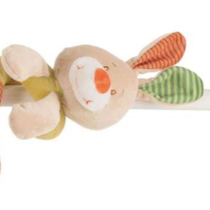 Jouet Peluche Multicouleur Lapin Chien Spirale 22 cm 1
