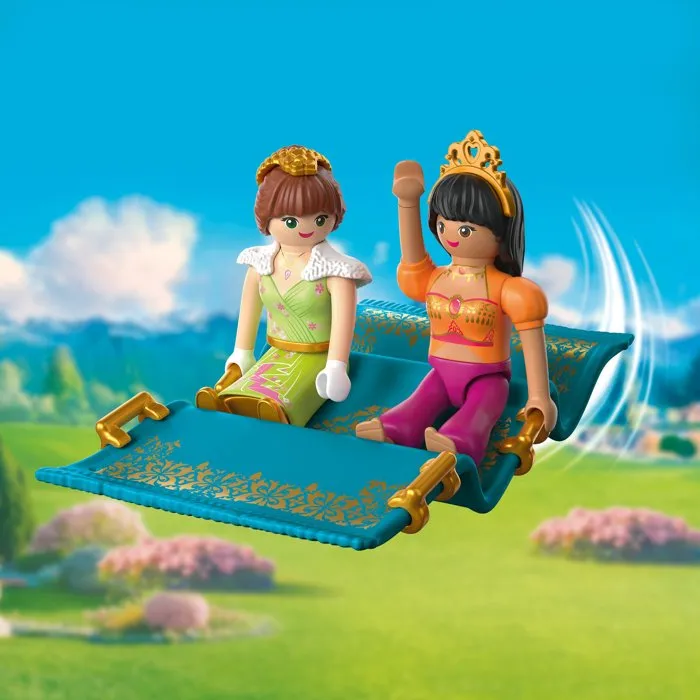 Playmobil 72054 Princesses et Tapis Volant - Jeu de Figurines pour Enfants - Développement de l'Imagination et de la Créativité