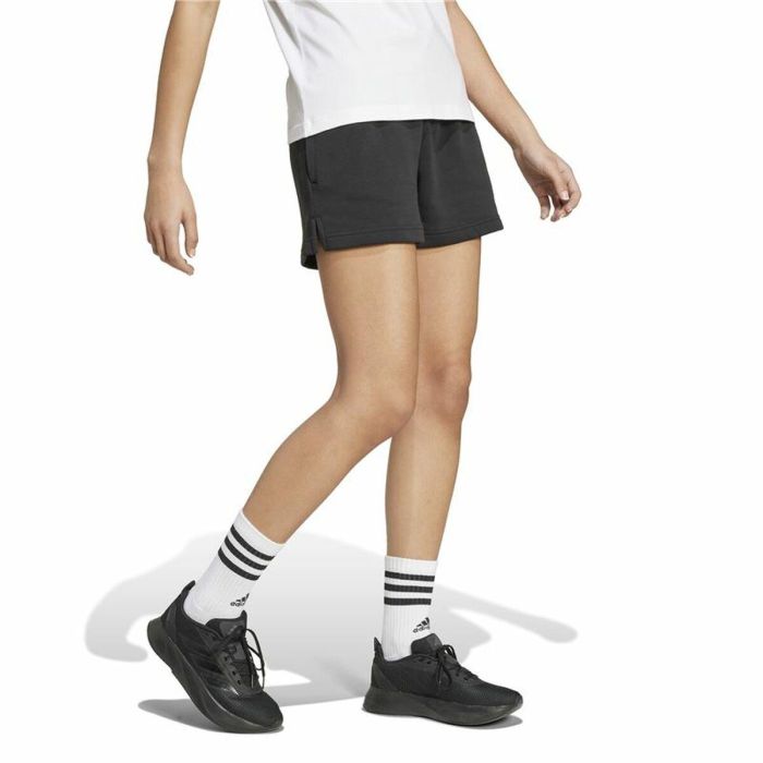Short de Sport Adidas Essentials Small Logo Fleece Shorts Noir 3 Short de Sport Adidas Essentials Small Logo Fleece Shorts Noir 3