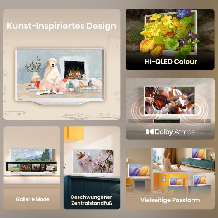 TV intelligente Hisense 32S5Q Full HD 32" HDR QLED 13 TV intelligente Hisense 32S5Q Full HD 32" HDR QLED 13