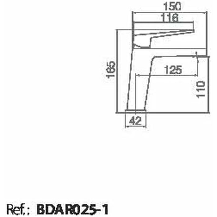 Mitigeur Imex ART OC BDAR025-1OC Laiton 1 Mitigeur Imex ART OC BDAR025-1OC Laiton 1