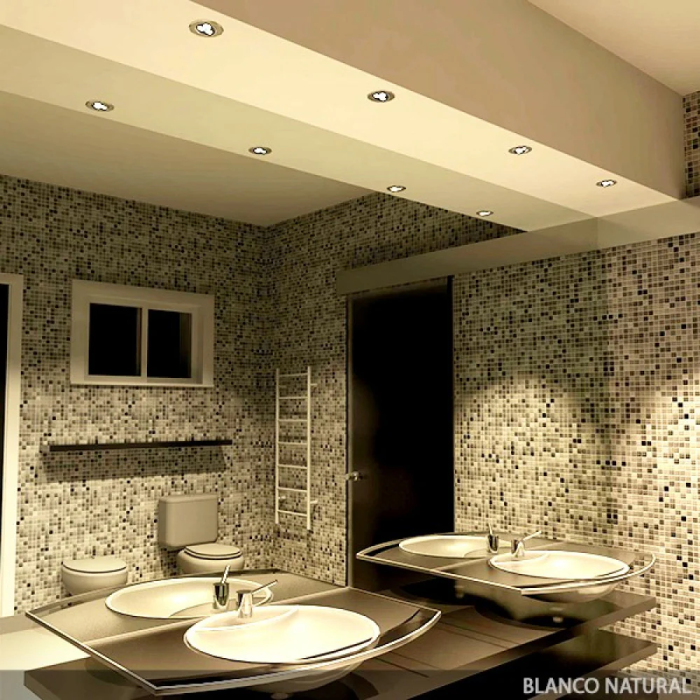 Downlight LED 3W 300Lm 6000K Circulaire 40.000H [HO-LEDDOWN-3W-CW]