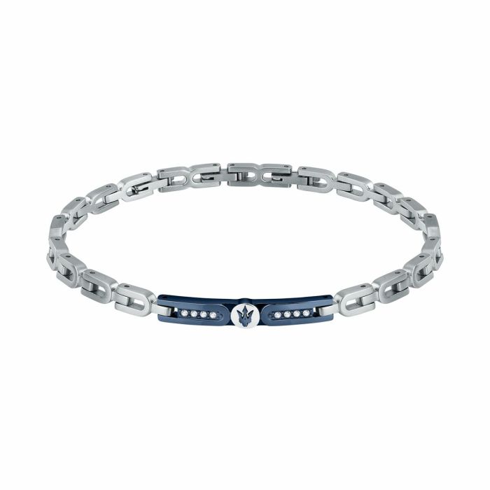 Bracelet Homme Maserati Acier inoxydable 21,5 cm Argenté 7