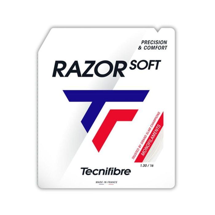 Cordes de raquettes Tecnifibre Razor Soft Blanc