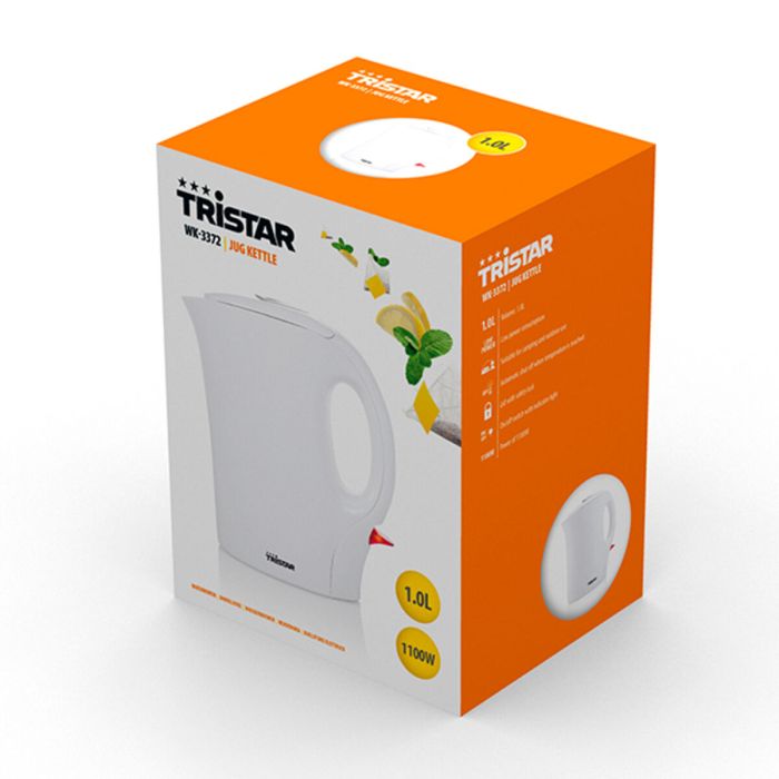 Bouilloire Tristar Jarra Hervidora Blanc Plastique 1100 W 1 L 7