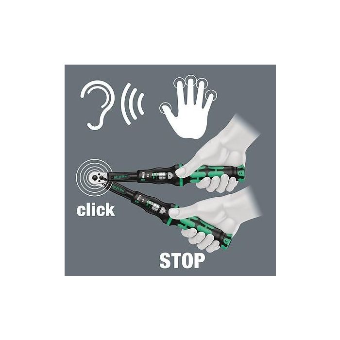Wera Click-Torque C 3 Drehmomentschlüs. Umschaltbar 40-200Nm 5 Wera Click-Torque C 3 Drehmomentschlüs. Umschaltbar 40-200Nm 5