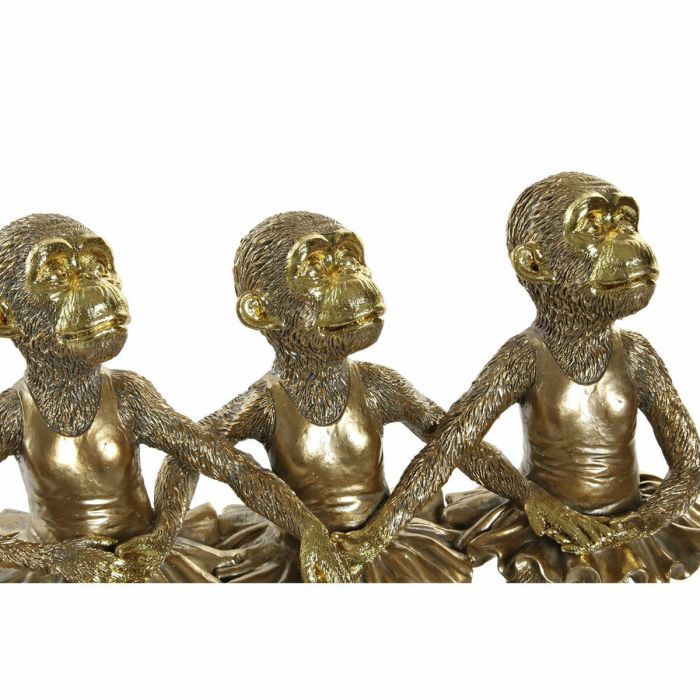 Figurine Décorative DKD Home Decor FZ-95092 Doré Colonial Singe Singes 32,5 x 12,5 x 29 cm 2 Figurine Décorative DKD Home Decor FZ-95092 Doré Colonial Singe Singes 32,5 x 12,5 x 29 cm 2