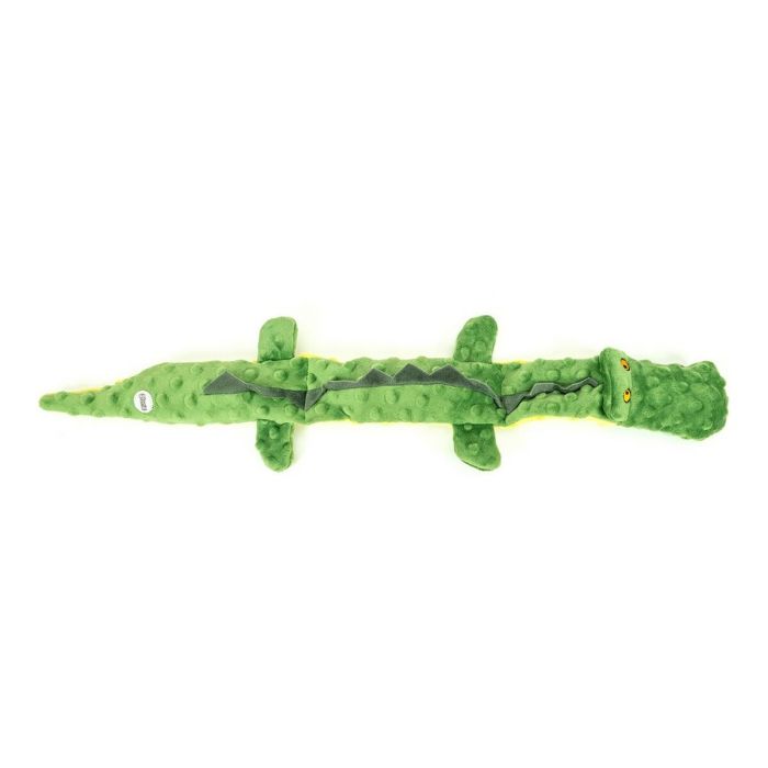 Jouet pour chien en peluche Gloria Dogmonsters Vert 100 % polyester Crocodile 65 x 5 x 6 cm 8