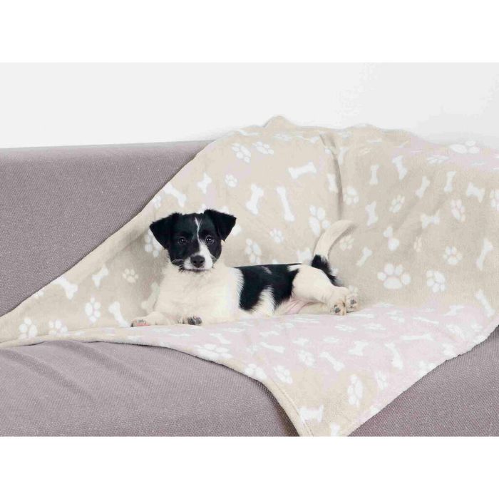 Couverture pour animaux de compagnie Trixie Kenny Beige Polyester 75 × 5 cm 2 Couverture pour animaux de compagnie Trixie Kenny Beige Polyester 75 × 5 cm 2