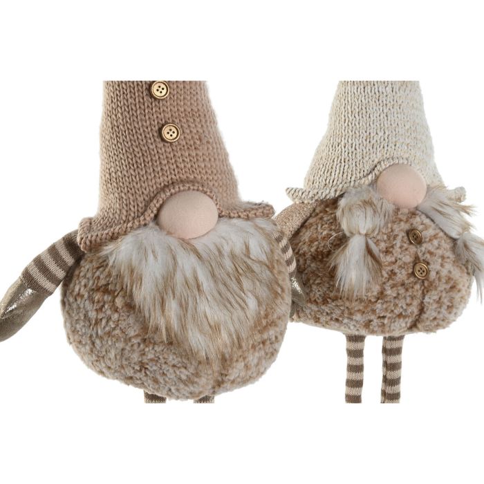 Décorations de Noël Home ESPRIT Marron Beige Gnome 30 x 18 x 65 cm (2 Unités) 3 Décorations de Noël Home ESPRIT Marron Beige Gnome 30 x 18 x 65 cm (2 Unités) 3