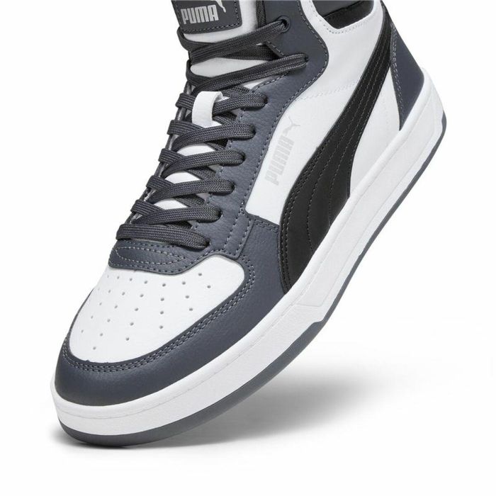 Chaussures casual Puma Caven 2.0 Mid Blanc Gris foncé 4