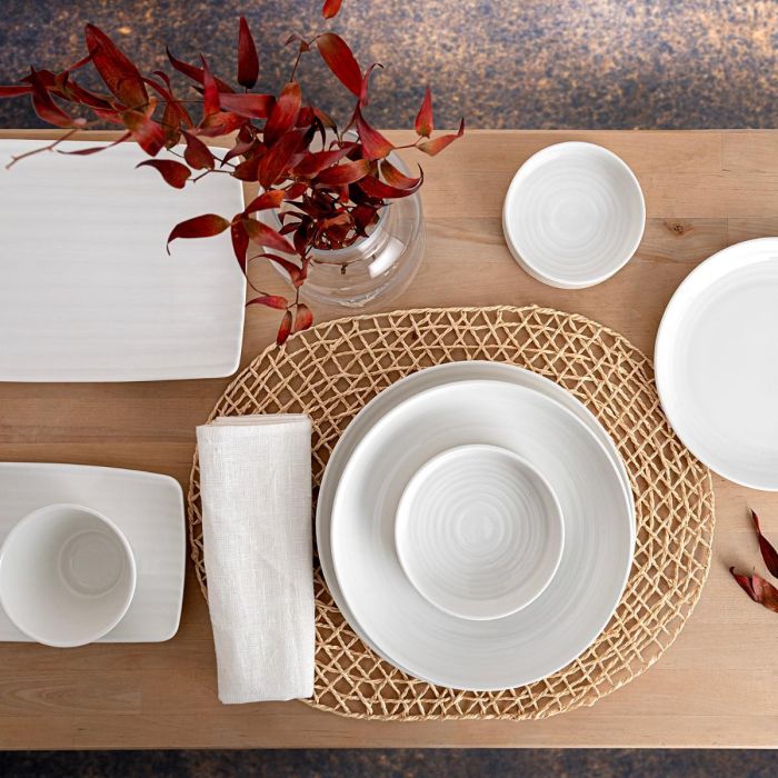 Bandeja Rectangular Porcelana Reforzada Artisan Ariane 30x15 cm 4 Bandeja Rectangular Porcelana Reforzada Artisan Ariane 30x15 cm 4