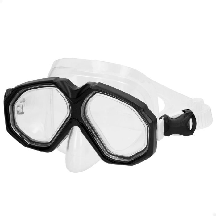 Masque de plongée AquaSport Noir (6 Unités) 6