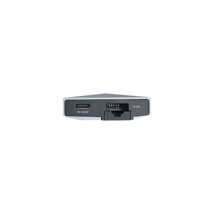 Hub USB Aisens ASUC-8P004-GR Gris 100 W 4K Ultra HD (1 Unité) 2