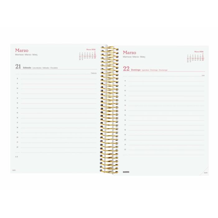 Agenda Finocam DESIGN COLLECTION Goldy A5 15,5 x 21,2 cm 2026 3 Agenda Finocam DESIGN COLLECTION Goldy A5 15,5 x 21,2 cm 2026 3