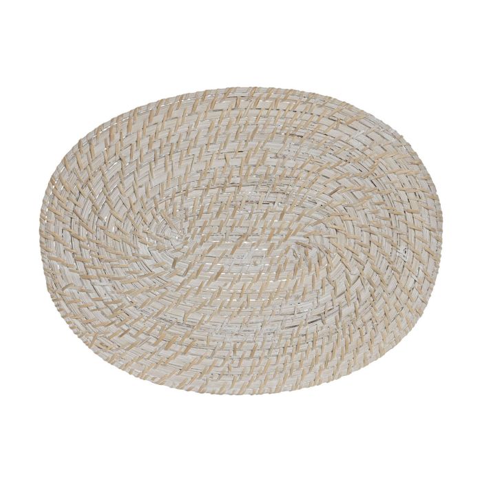 Set de table Home ESPRIT Blanc Naturel Bambou Rotin 40 x 30 x 1 cm 0 Set de table Home ESPRIT Blanc Naturel Bambou Rotin 40 x 30 x 1 cm 0
