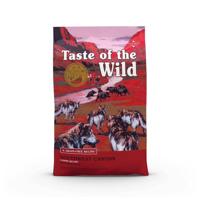 Nourriture Taste Of The Wild Southwest Canyon Adulte Poisson Veau Agneau Sanglier 12,2 Kg 1
