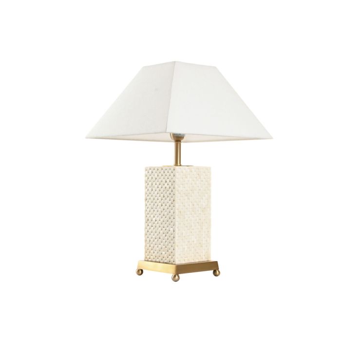 Lampe de bureau Home ESPRIT Blanc Beige Doré 50 W 220 V 0 Lampe de bureau Home ESPRIT Blanc Beige Doré 50 W 220 V 0