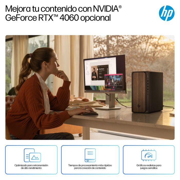 PC de bureau HP M03-0012NS U5-225 16 GB RAM 1 TB SSD 1 PC de bureau HP M03-0012NS U5-225 16 GB RAM 1 TB SSD 1
