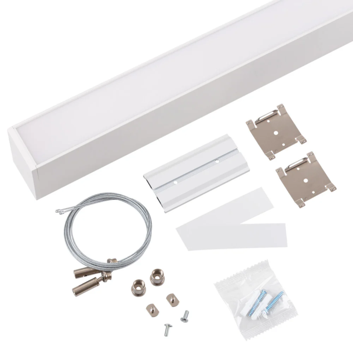 Reglette LED Enlazable 38W 3800Lm IP20 CCT 3000-6500K (Tonalité Lumière Réglable) 75° SE-SOF147E-CCT 2