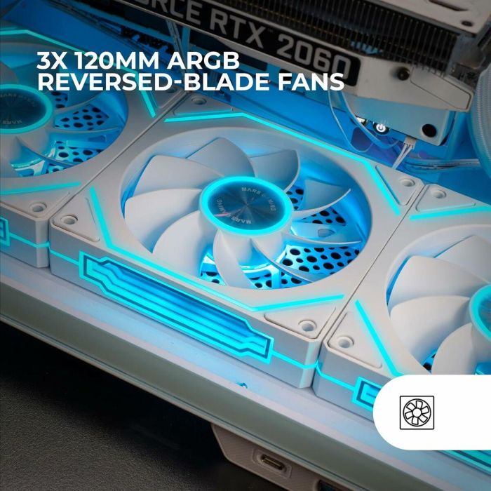 Ventilateur CPU Mars Gaming MF-LINKFINITYKIT2R 5 Ventilateur CPU Mars Gaming MF-LINKFINITYKIT2R 5