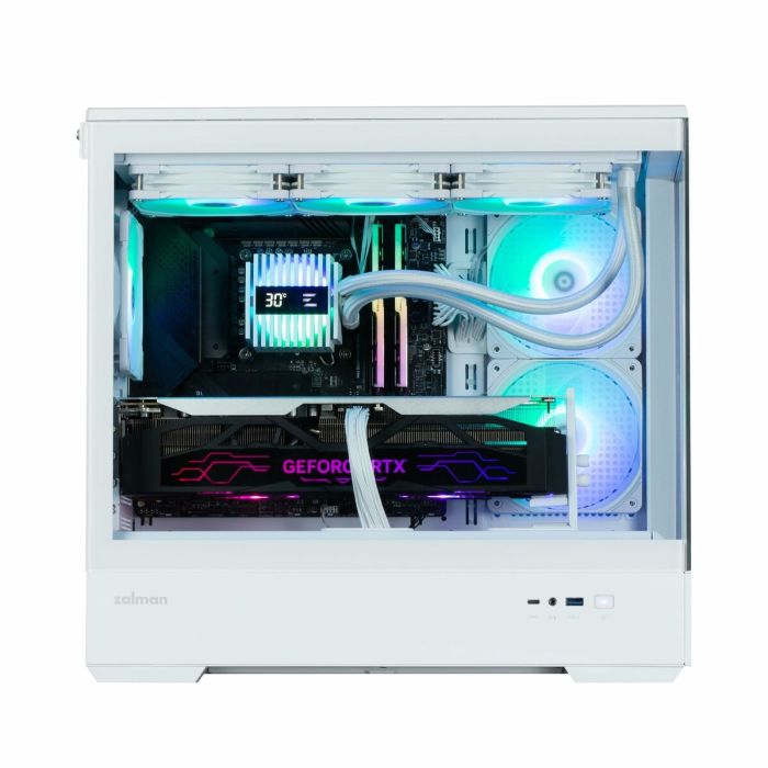 Boîtier ATX semi-tour Zalman P30 V2 Blanc 5